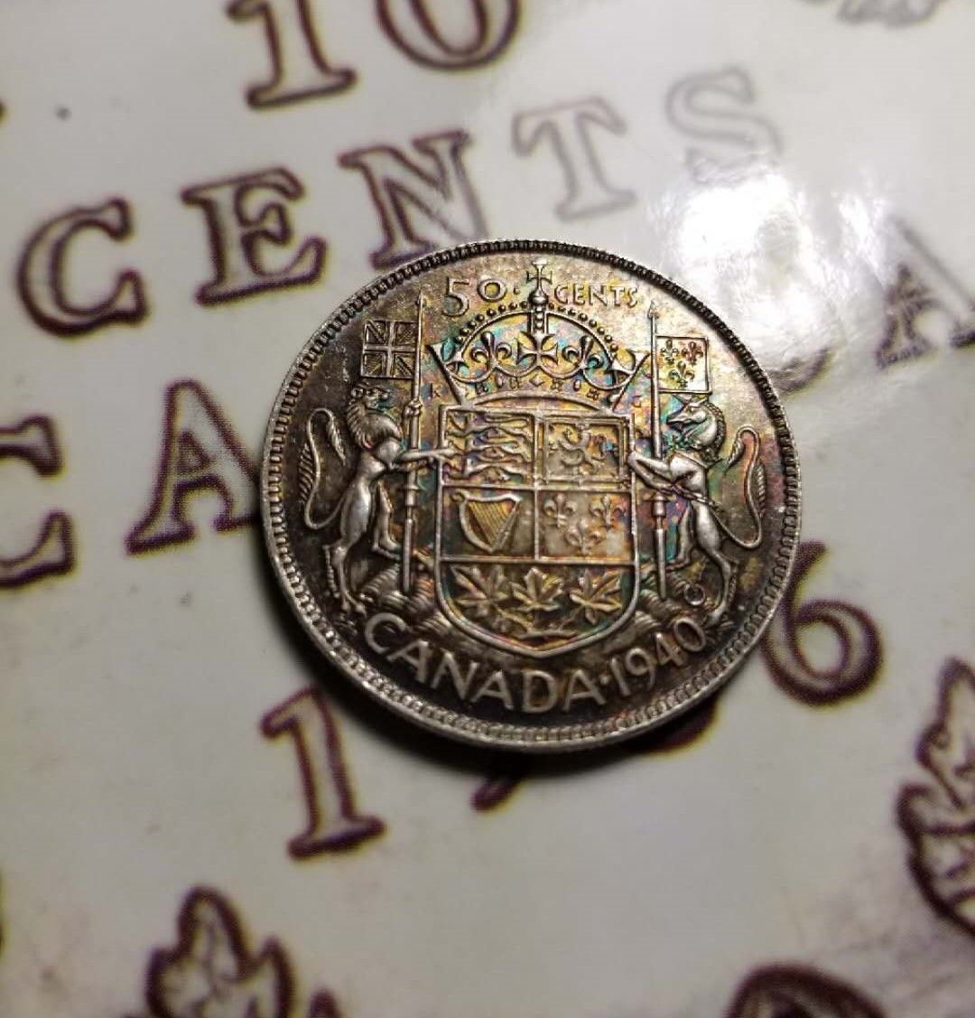 Toned-Canadian-Coins