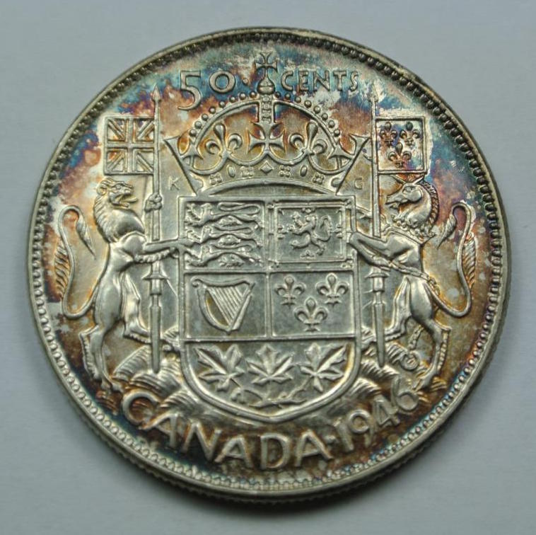 Toned-Canadian-Coins