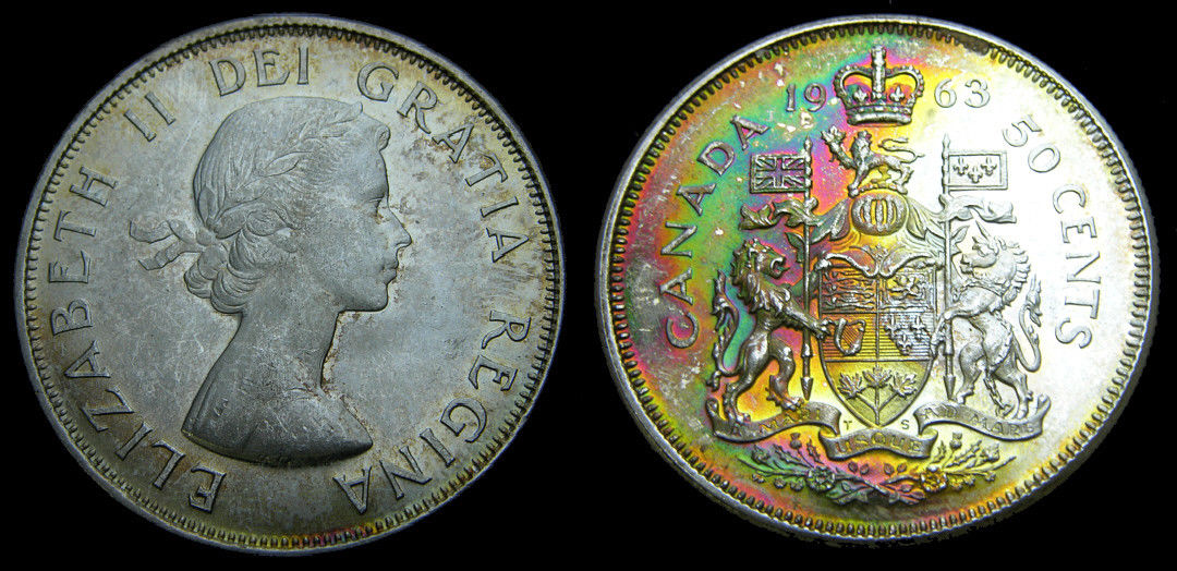 Toned-Canadian-Coins