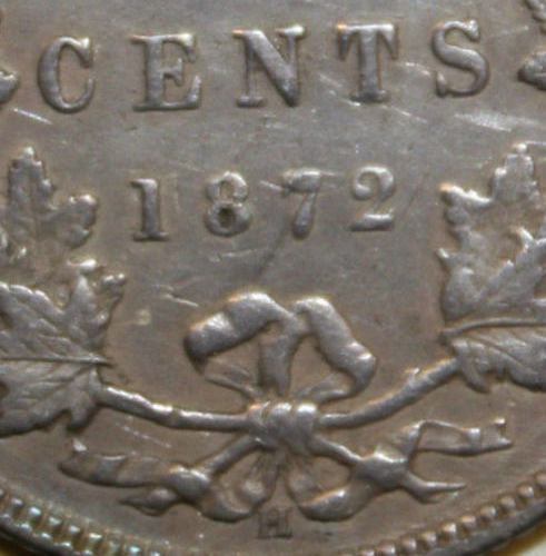 1872.-Quarter--Bars-In-Neck-S-Bow.-Reverse