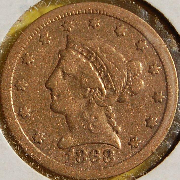 1868-S-2-1/2-Gold-Coin