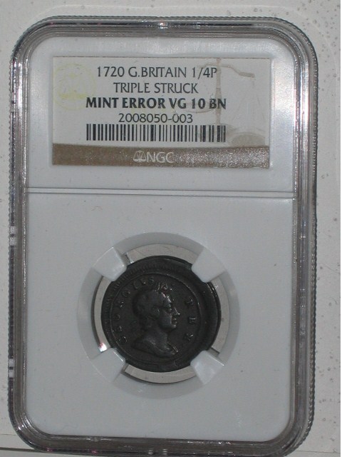 1720-Great-Britain-1/4-P-Triple-Struck