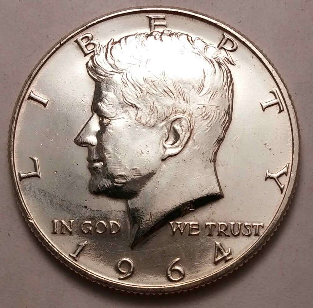 1964-D-Kennedy-Half-For-Grading