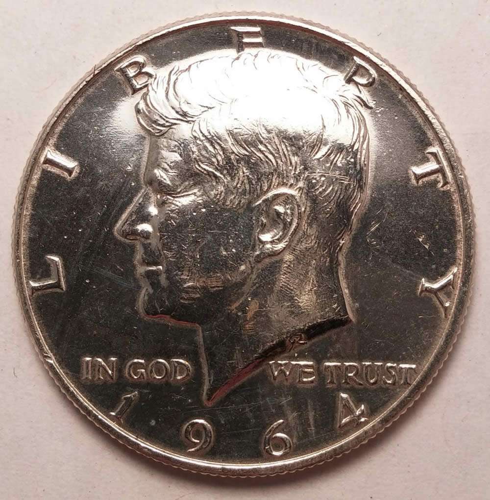 1964-D-Kennedy-Half-For-Grading