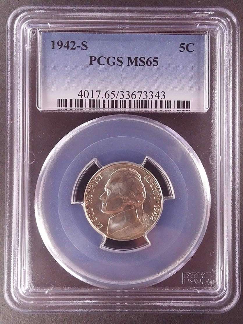 1942-S-Jefferson-Nickel:-Rim-To-Rim-Die-Crack?