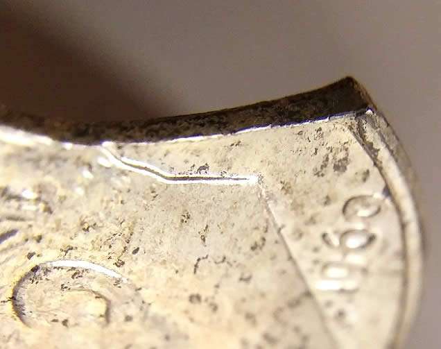 1960-D-Roosevelt-Dime-Clipped-Planchet