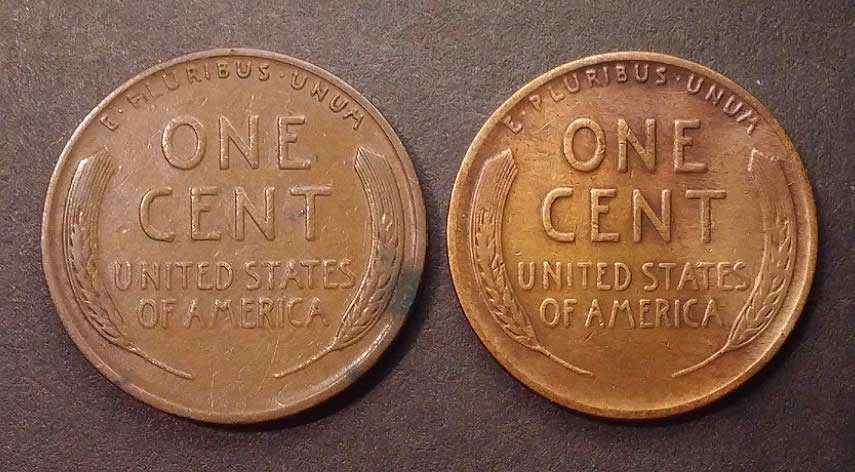 Brassy-Looking-Wheat-Cents