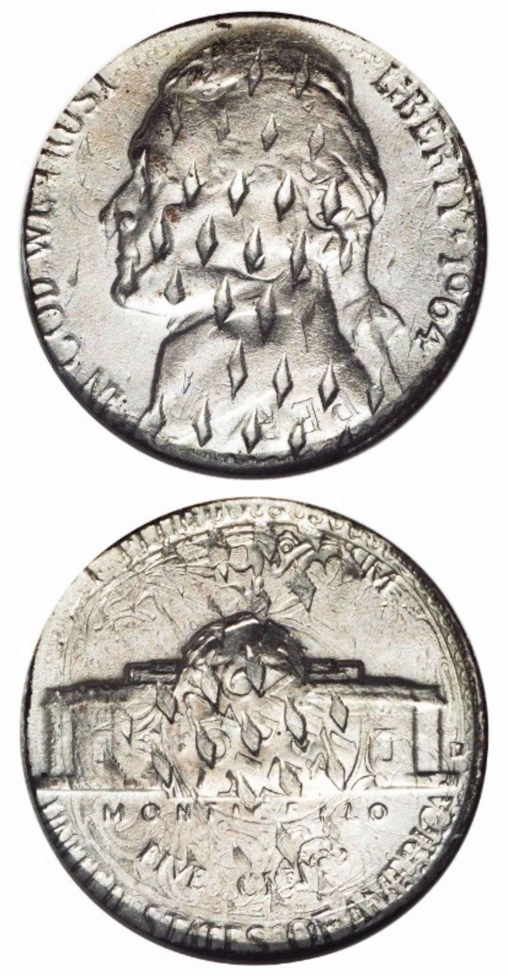 Just-Sharing,-Weird-1964-Nickel!