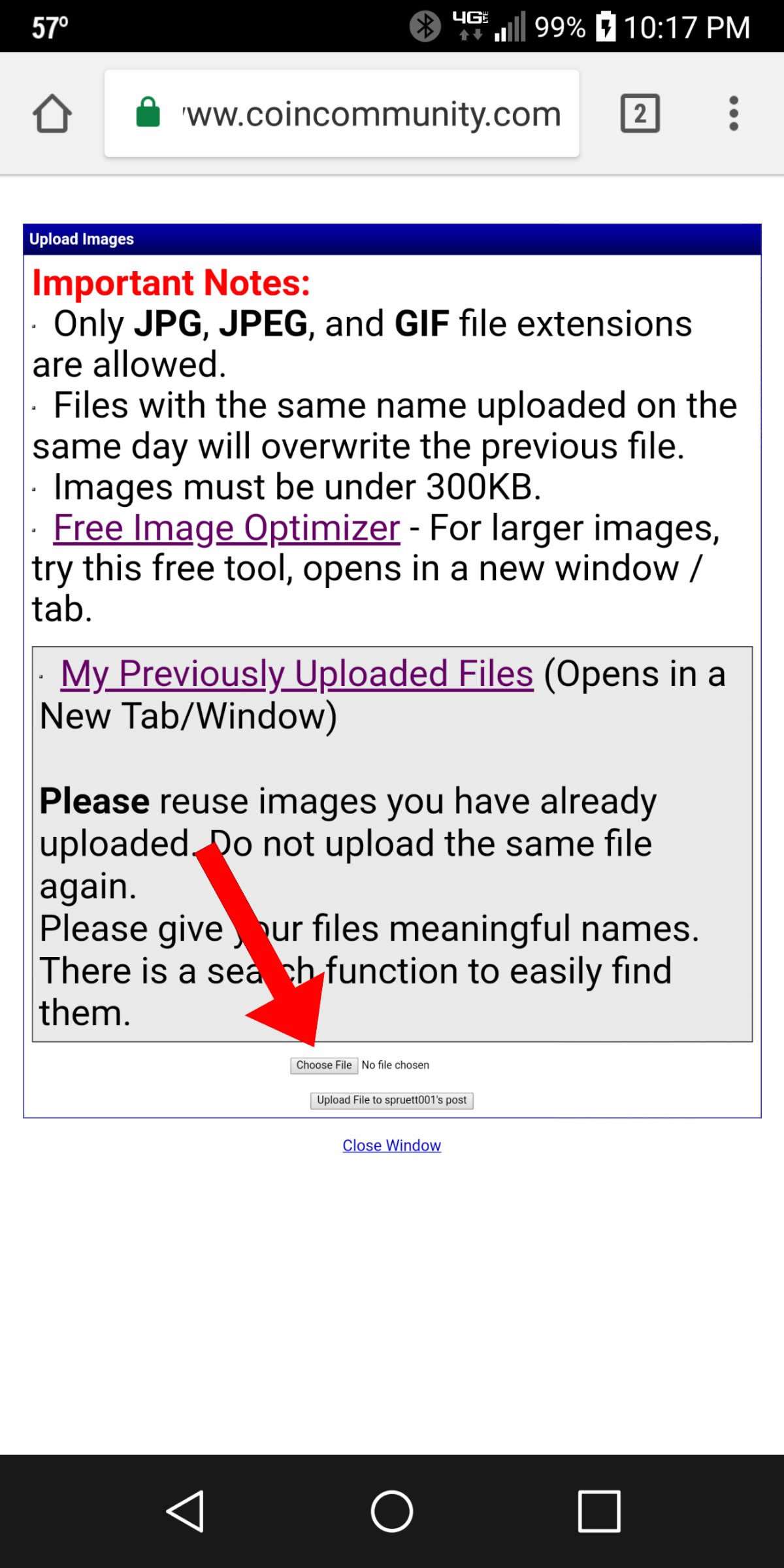 Uploading-Pics-To-A-Post-Using-Mobile-Android