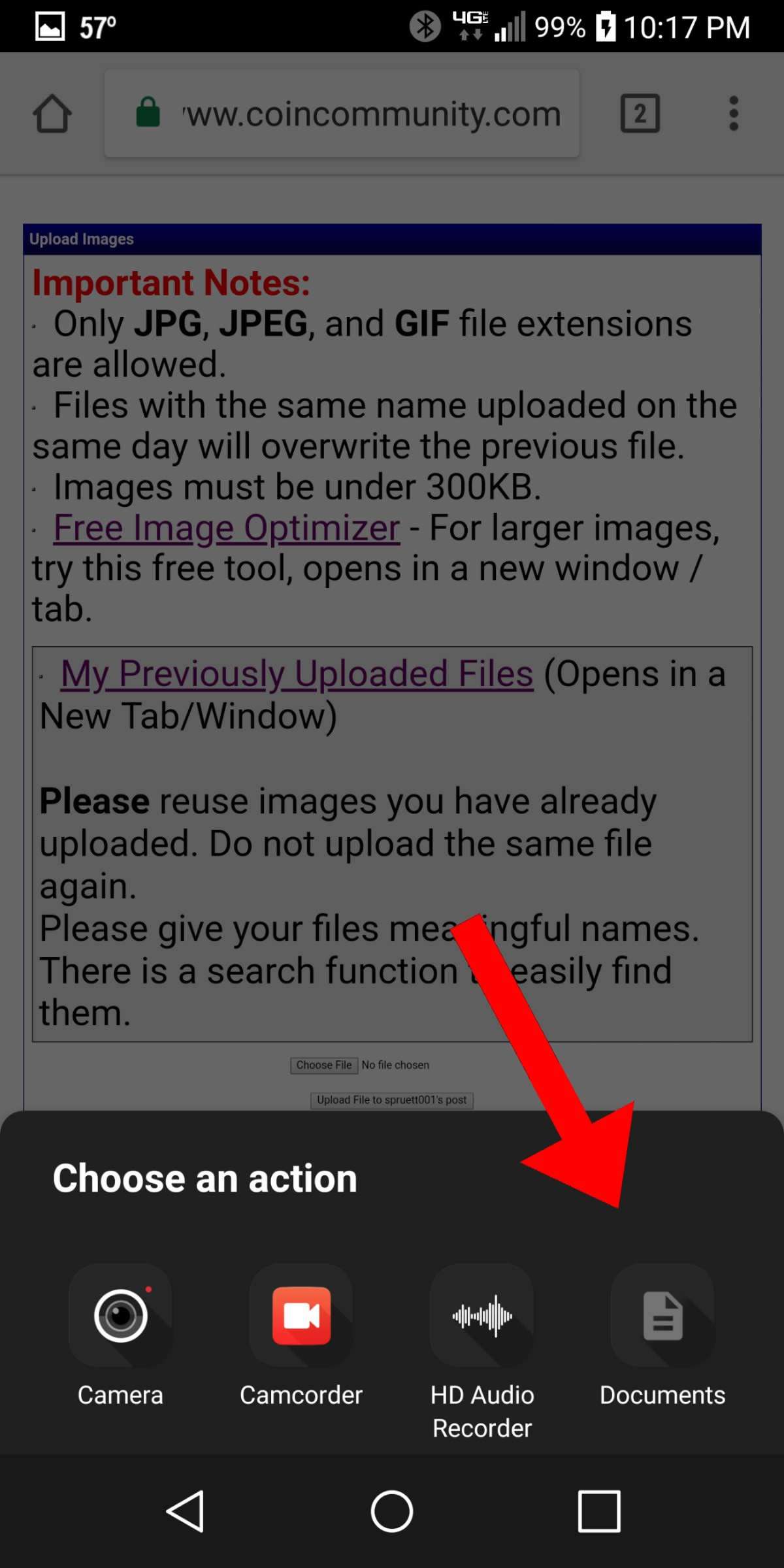 Uploading-Pics-To-A-Post-Using-Mobile-Android