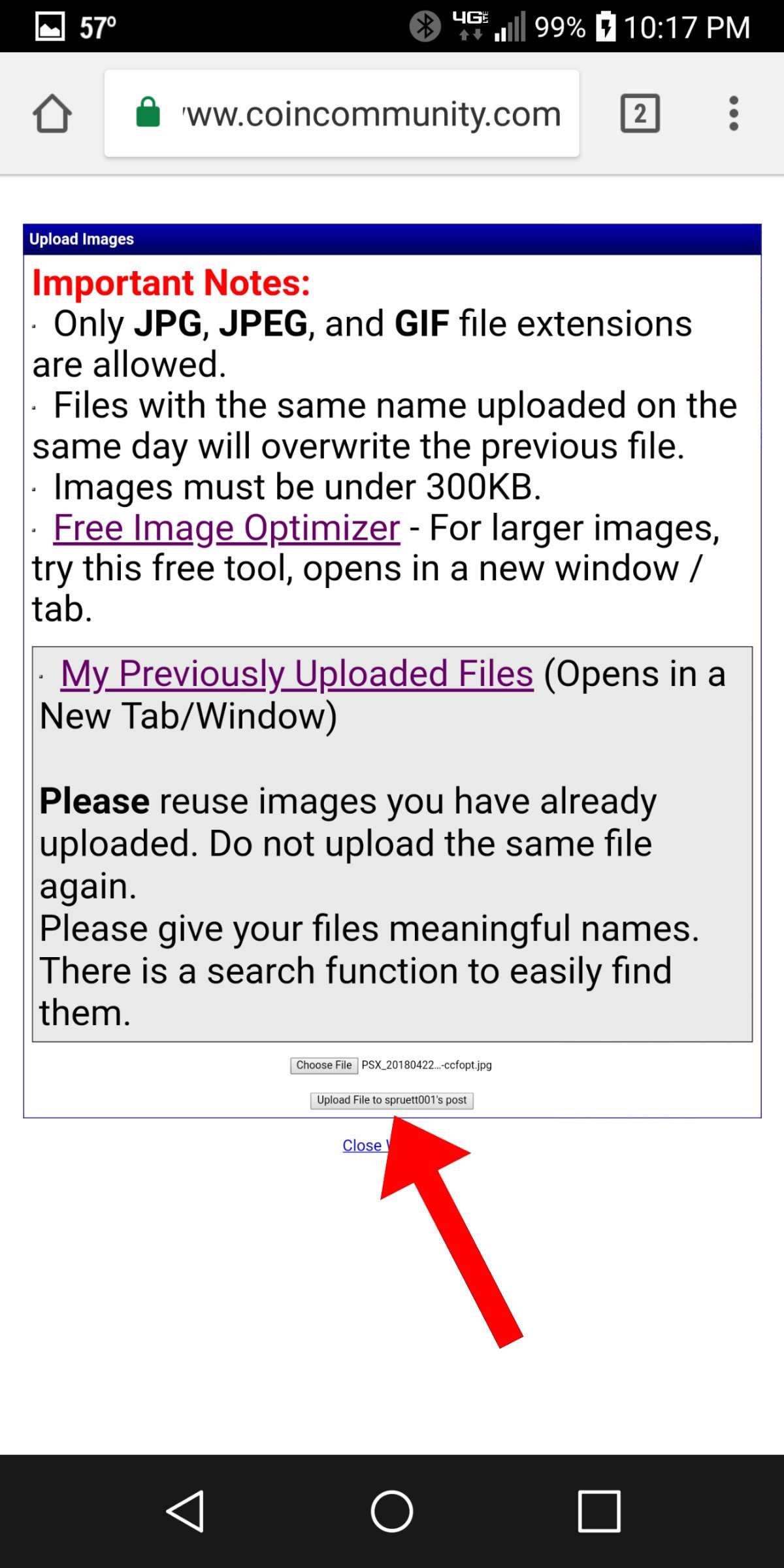 Uploading-Pics-To-A-Post-Using-Mobile-Android
