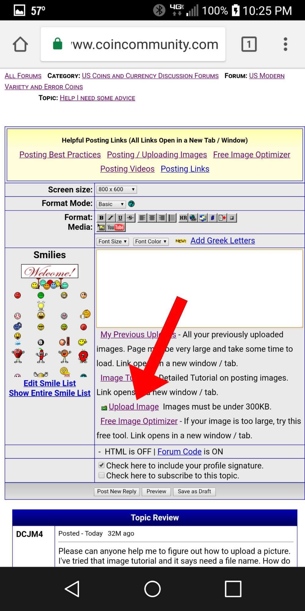 Uploading-Pics-To-A-Post-Using-Mobile-Android