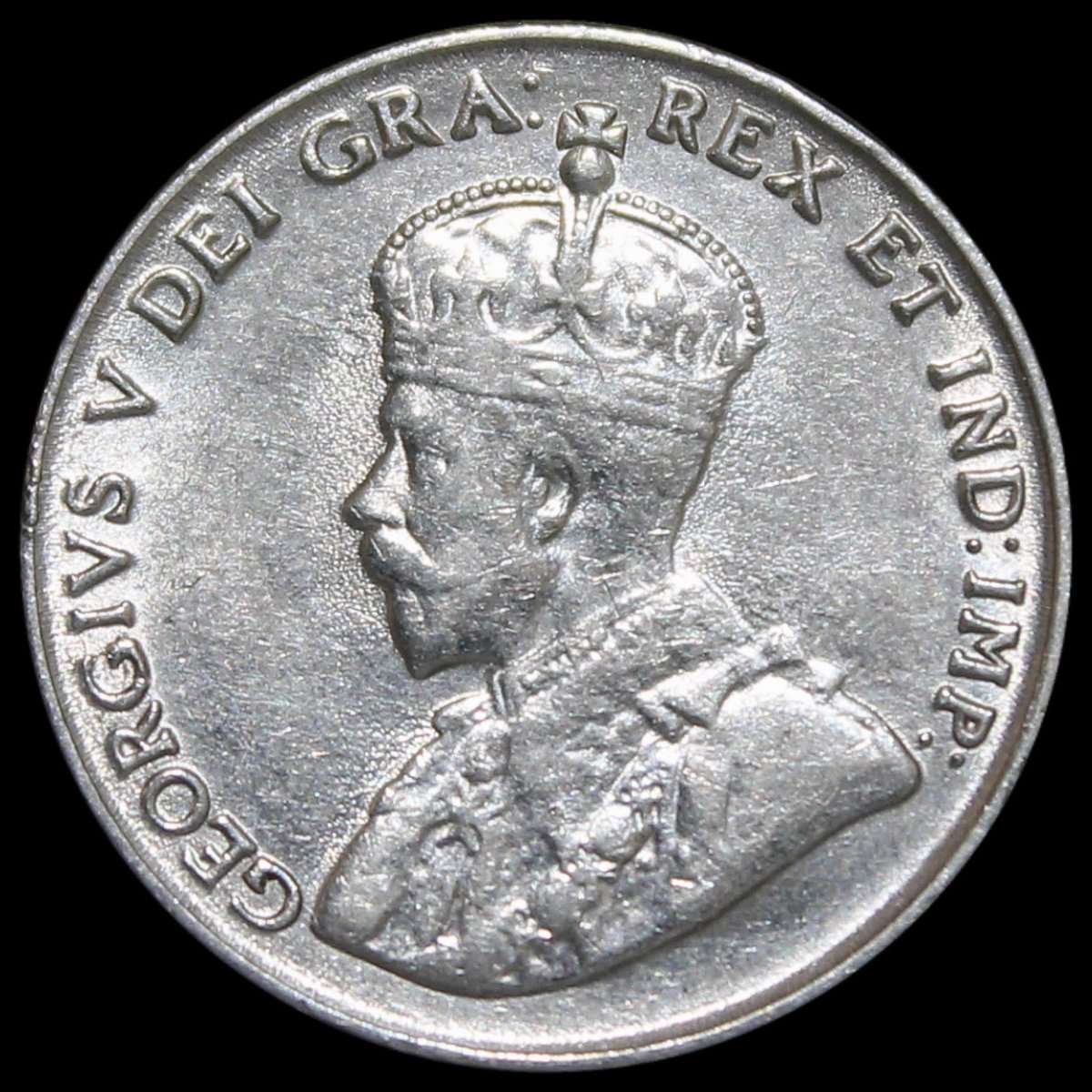 Type-Set-Addition:-1922-George-V-Nickel-5-Cents