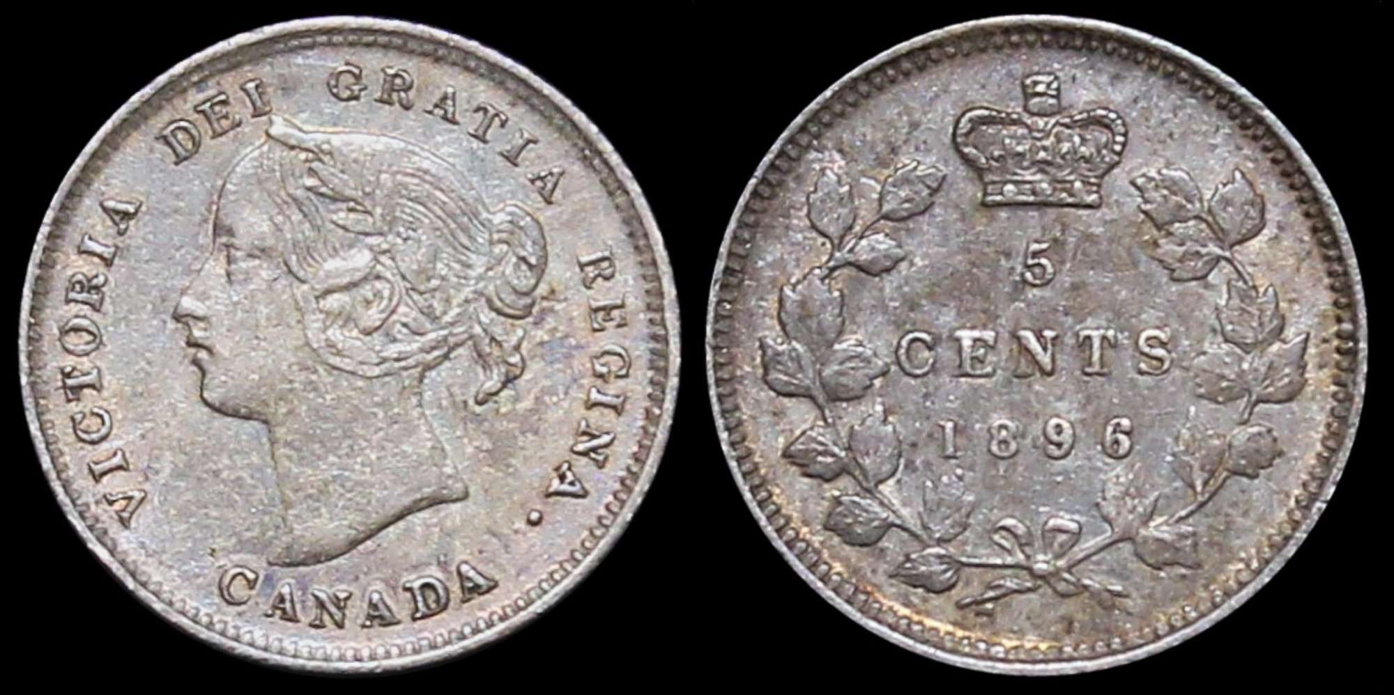 Type-Set-Addition:-1896-Victoria-5-Cents