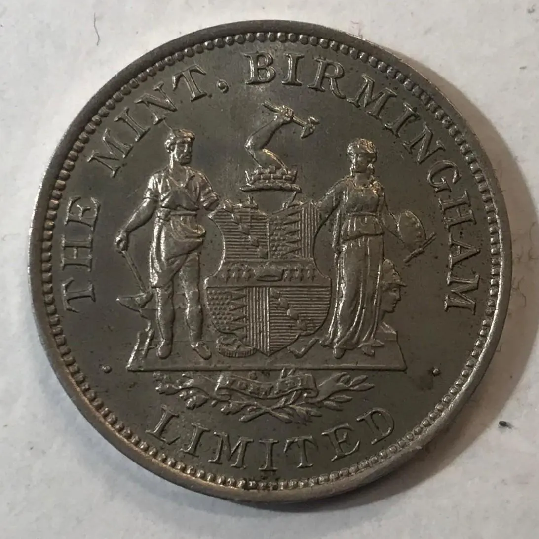 Heaton/Birmingham-Mint-Advertising,-Specimen-And-Pattern-Pieces