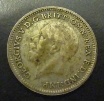 1926-Canada--3-Cent-Coin---Counterfeit???-|-British-3-Pence
