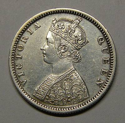 1874-And-1875-British-India-Half-Rupees-.-Please-Authenticat