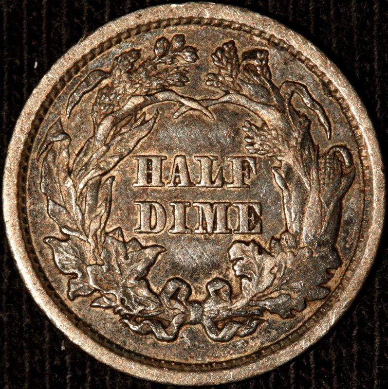 Second-Of-2-Today---1860-Half-Dime