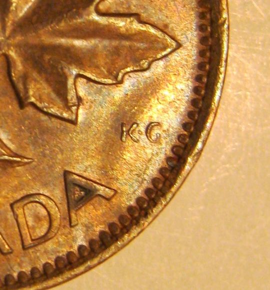 1963-Cent-Raised-Kg-Initials-Occluded-Gas-Or?