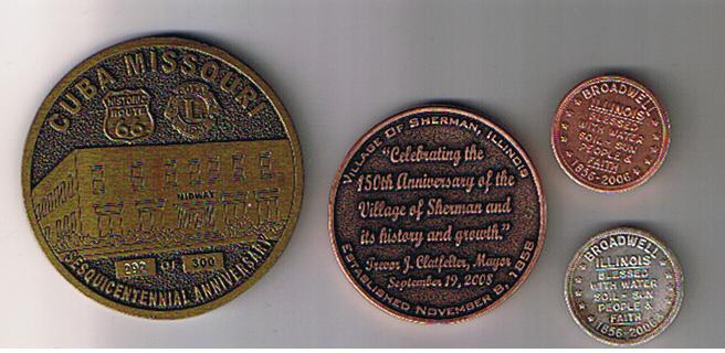 Looking-For-Info-On-US-Town's-Sesquicentennial-Coins,-Tokens