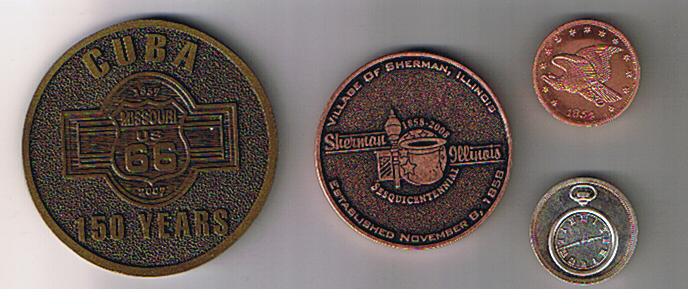 Looking-For-Info-On-US-Town's-Sesquicentennial-Coins,-Tokens