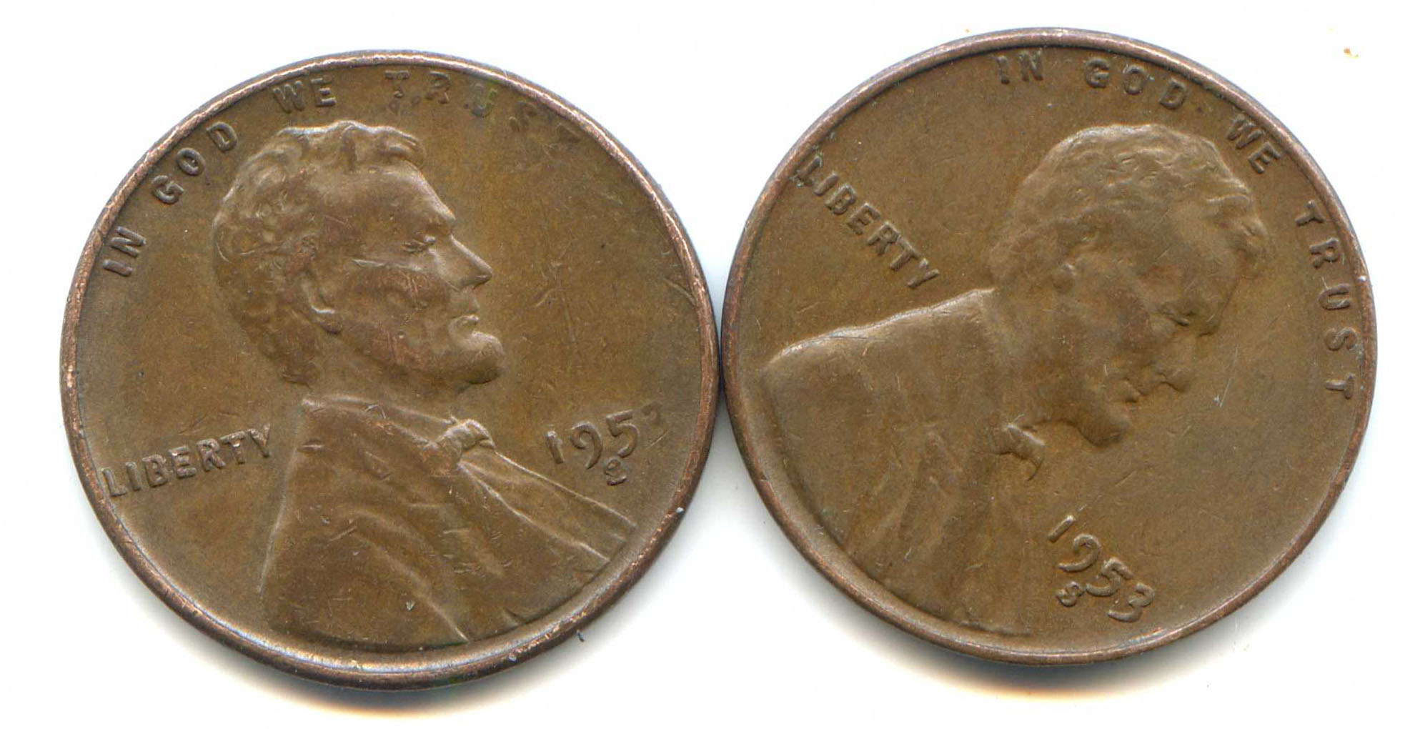 1953-S-Wheat-Cent---Weight-Is-2.62-Grams---1.42-MM-Thick---19.1-MM-Wide