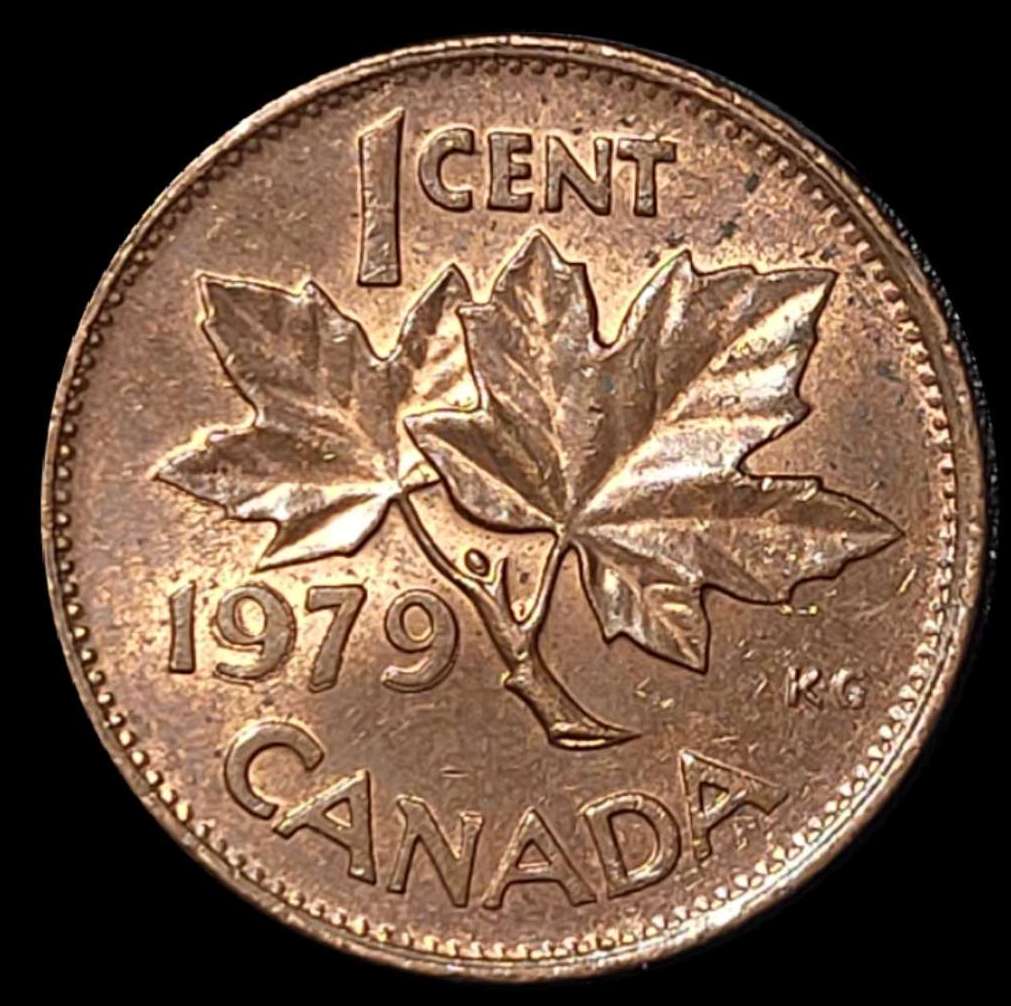 1979-Canadian-Penny.-Double-Date.-979-Doubled