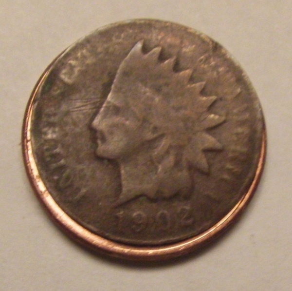 1902-Indian-Head-Cent-On-Venezuelan-?-Planchet