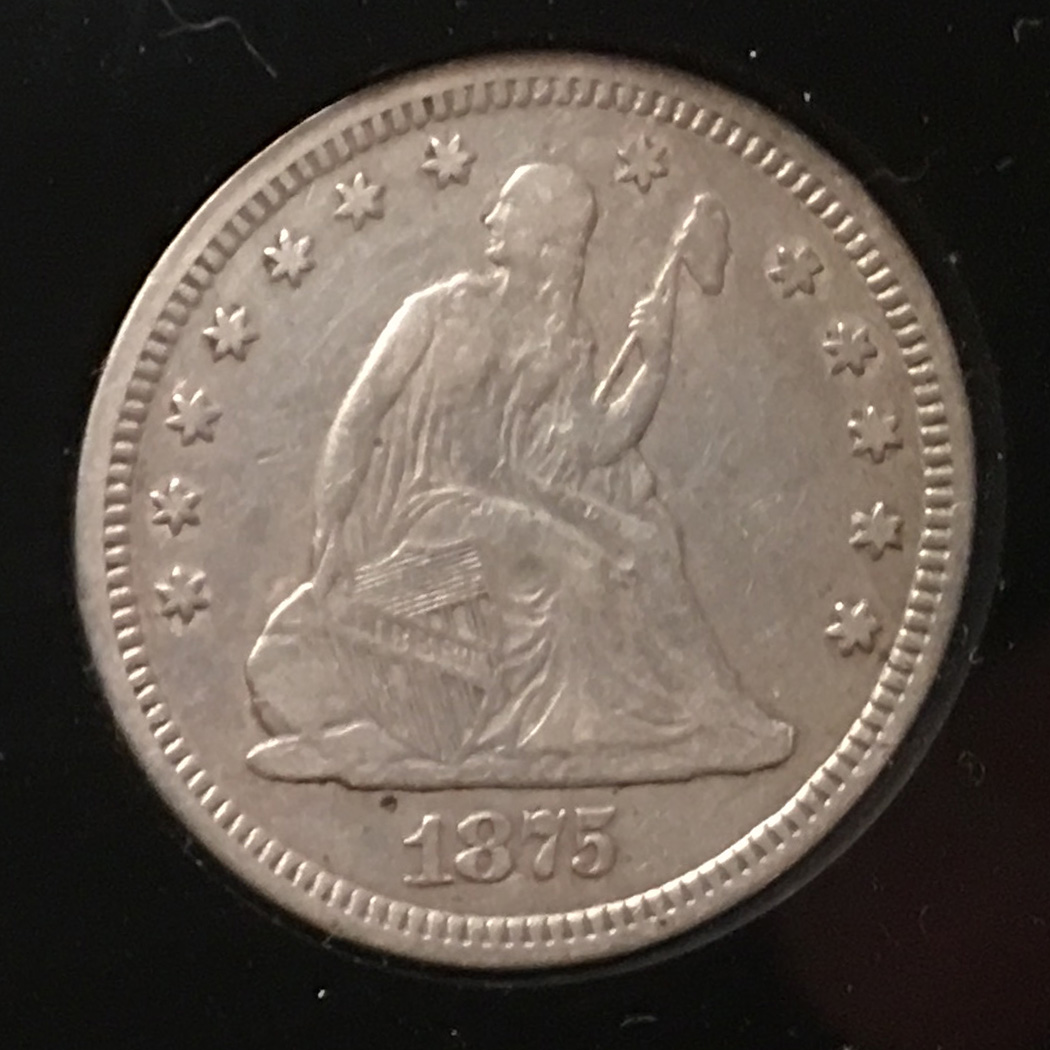 1875-Seated-Quarter-For-Grade-And-Thoughts-Please