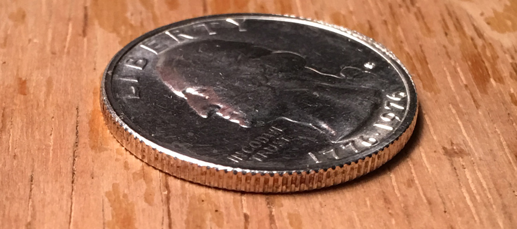 Sharp-Oversize-Edge-On-Coin