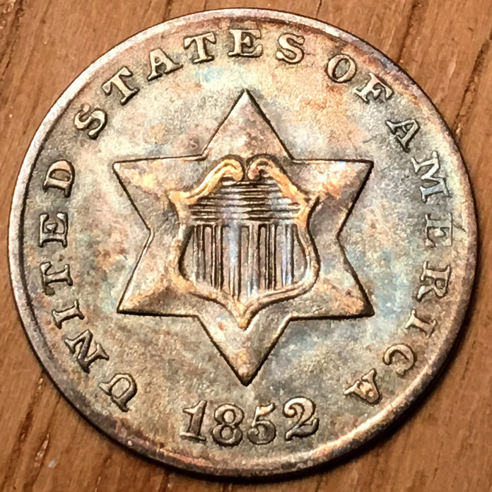 1852-Three-Cent-Silver--For-Grade-And-Opinions