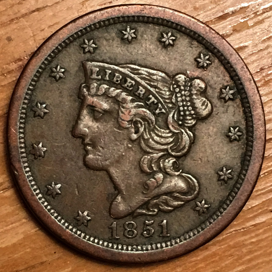1851-Half-Cent-For-Grade-And-Opinions/-Comments