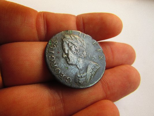 Help-Geroge-II-Half-Penny-Mint-Error-Or-Counterfeit?