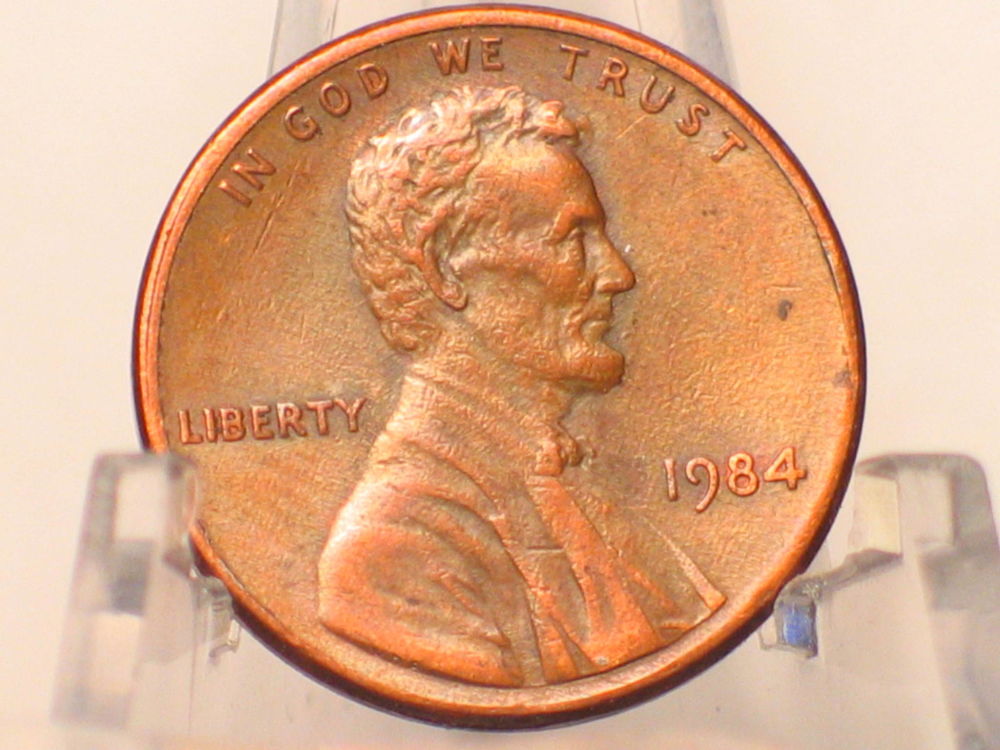 1984-Cent--Over-Polished-/-Rotated-Die