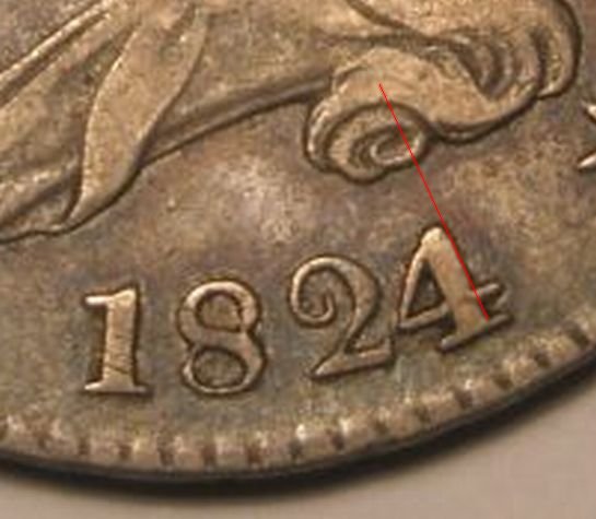 1824-Bust-Half.does-This-Look-Like-A-4/1-To-Anyone-Else?