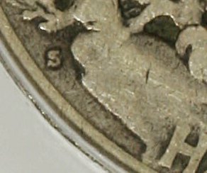 1921-S-Walking-Liberty-Half:-Geniune-Mint-Mark?