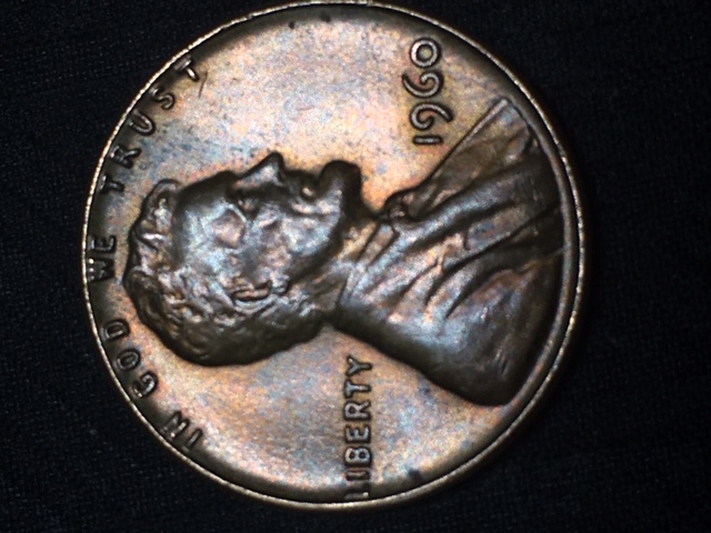 1960-Penny-For-Grading-And-Small/Large-Date-Identification
