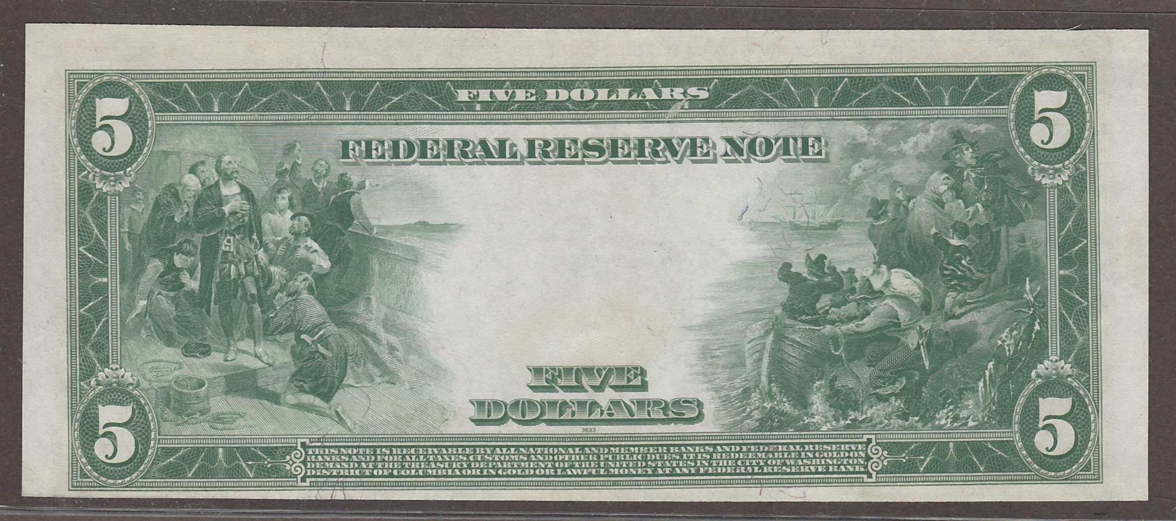 1914-$5-Federal-Reserve-Note---Opinions-And-Grade