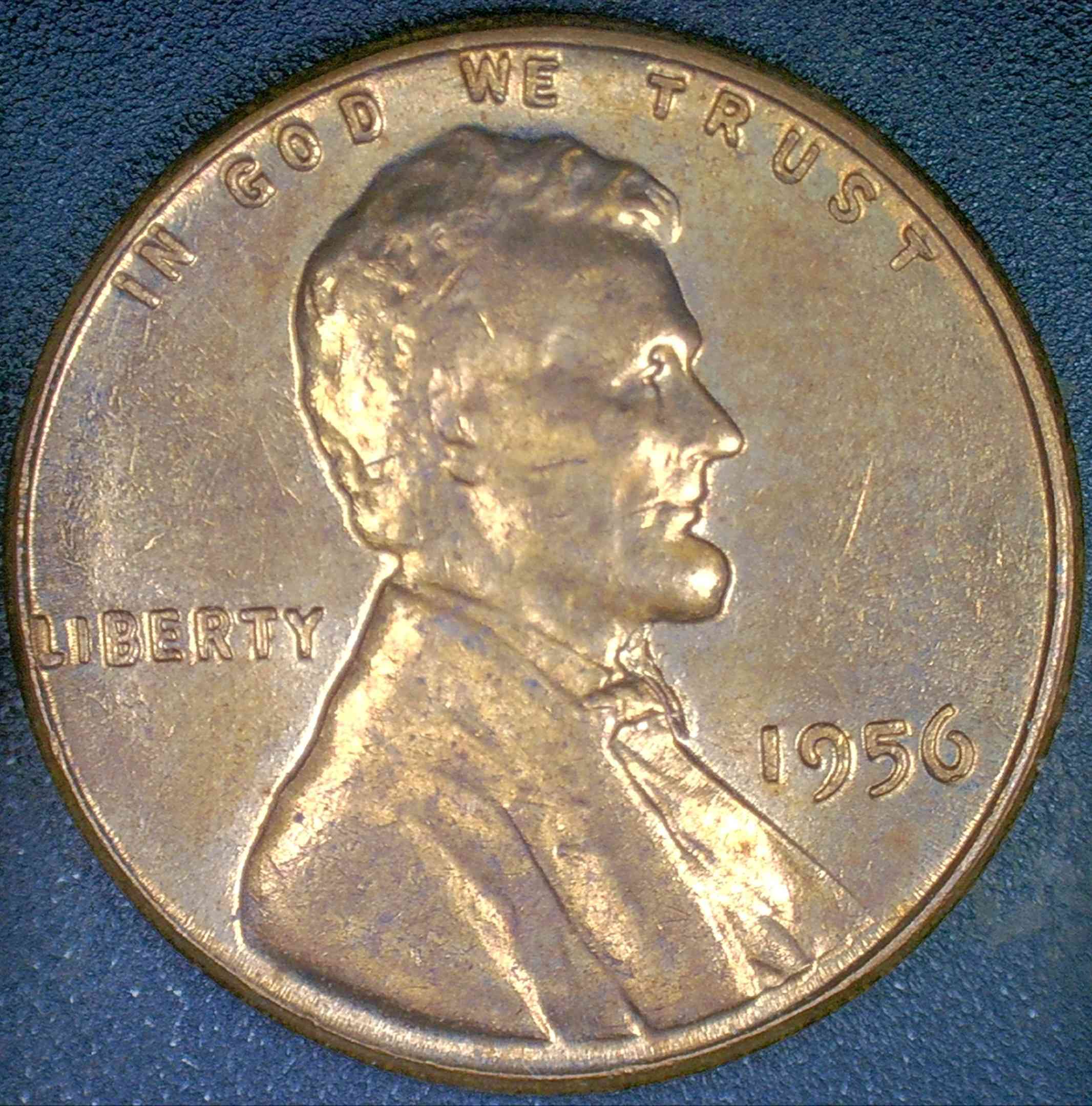 1956-Wheat-Cent-With-Die-Chip