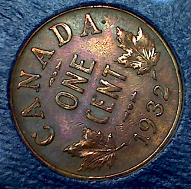 Toned-Canadian-Coins