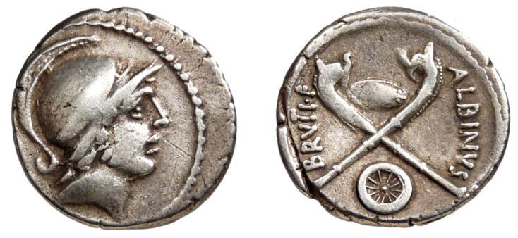 Prison-Coin-#10-=>-10th-Of-15-Coins-Djunius-Brutus-Albinus
