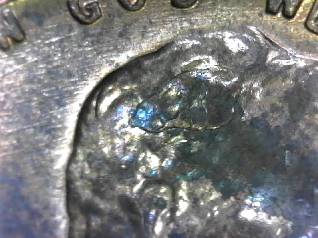 1966-And-1957-Lincoln-Cents-Retained-Die-Cracks-On-Lincoln's-Head