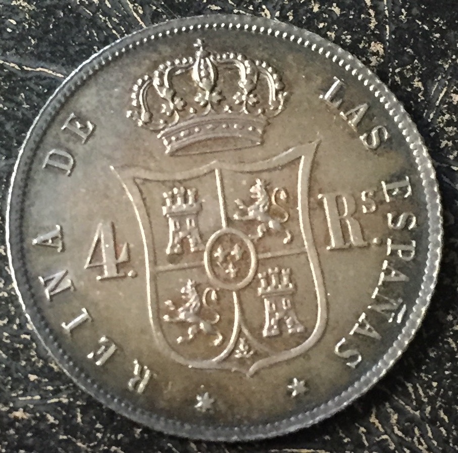 1858-4-Reales-Gem-Toned