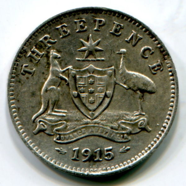 1915-Threepence