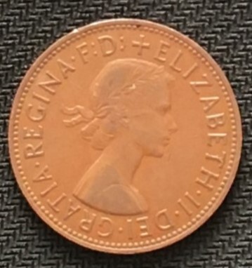 1962-Queen-Elizabeth-Die-Crack-One-Penny-Coin
