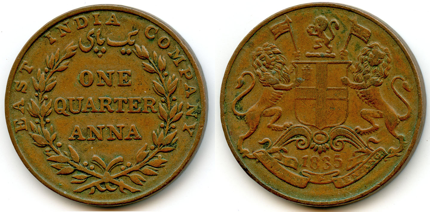 East-India-Company-1/4-Anna