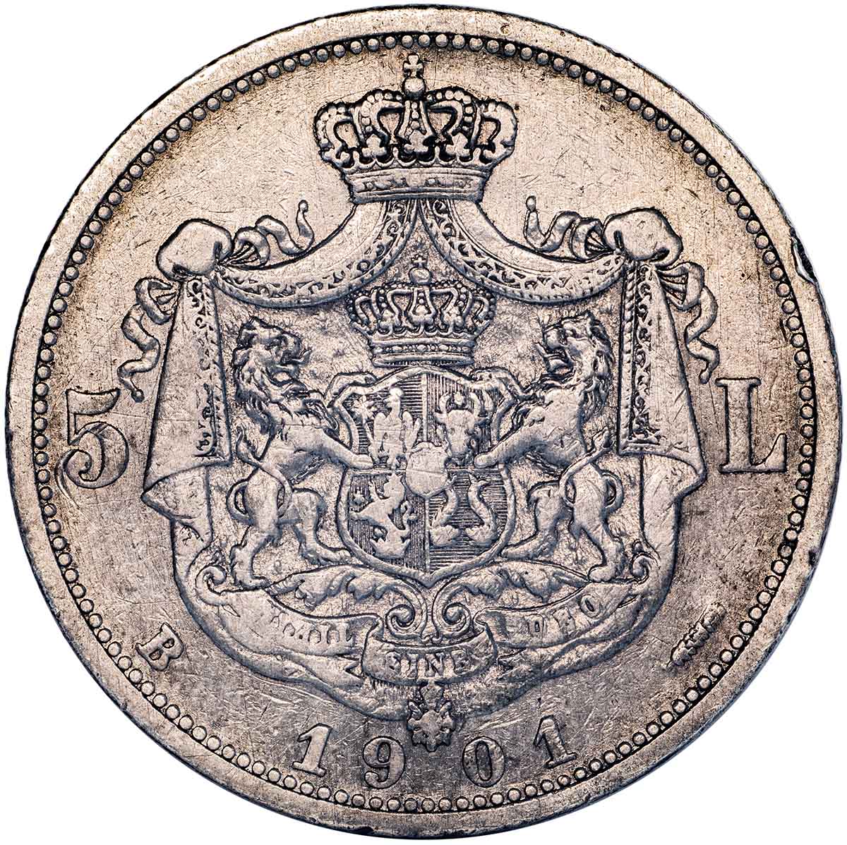 5-Lei-1901-Romania-Help-Grading