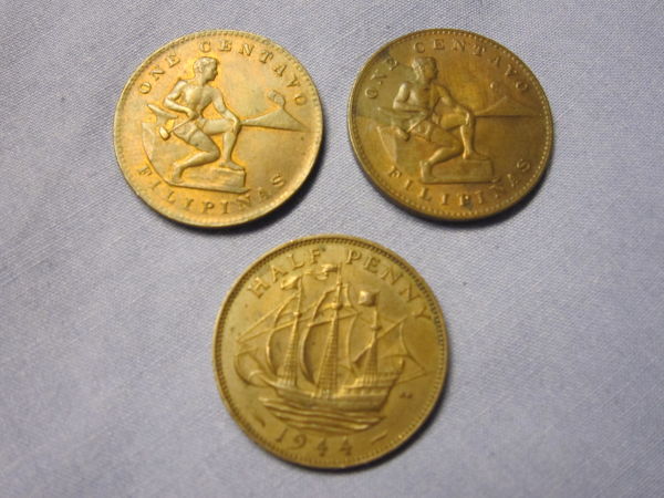 1944-Phillipine-Penny-And-Half-Penny