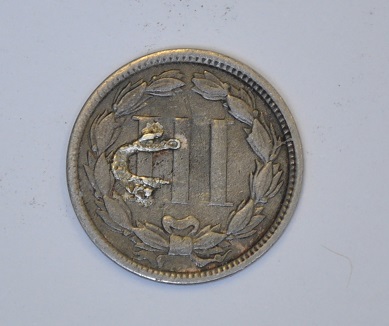 1865-Three-Cent-Piece---Die-Error?