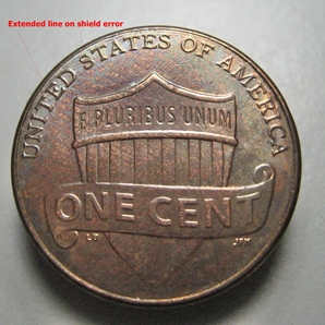Penny-With-Interesting-Spots,-Other-Coins